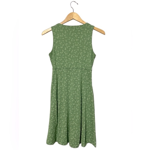 Toad & Co Rosemarie Sl Dress Women’s Size XS Green V-Neck - Picture 2 of 7